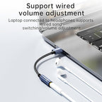 USB to 3.5mm Jack Audio Adapter, External Stereo Sound Card USB-A to Audio Jack - Image 4