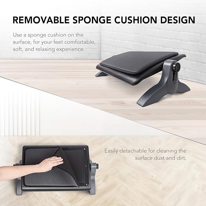 EHO Ottoman, Ergonomic Foot Rest - Image 4