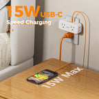 Outlet Extender Surge Protector, TESSAN Multi Plug Splitter - Image 3