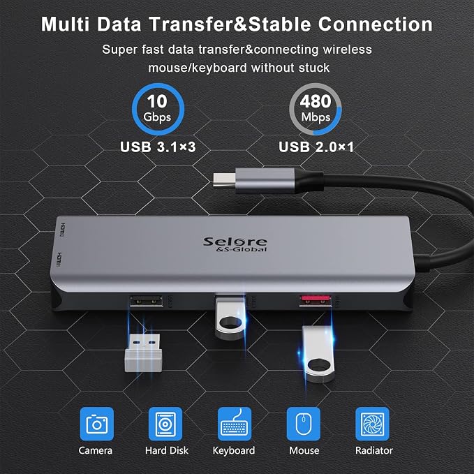 Docking Station for MacBook Pro/MacBook Air M1 2020 2019 2018 13" 15" 16" - Image 7