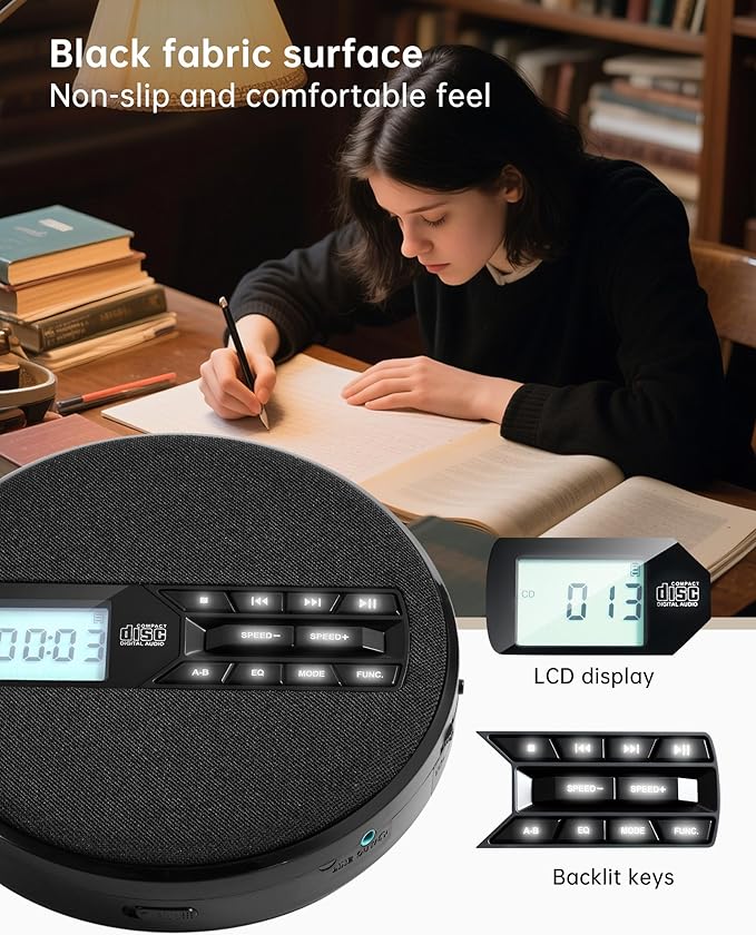 CD Player Portable with Speakers - Image 6