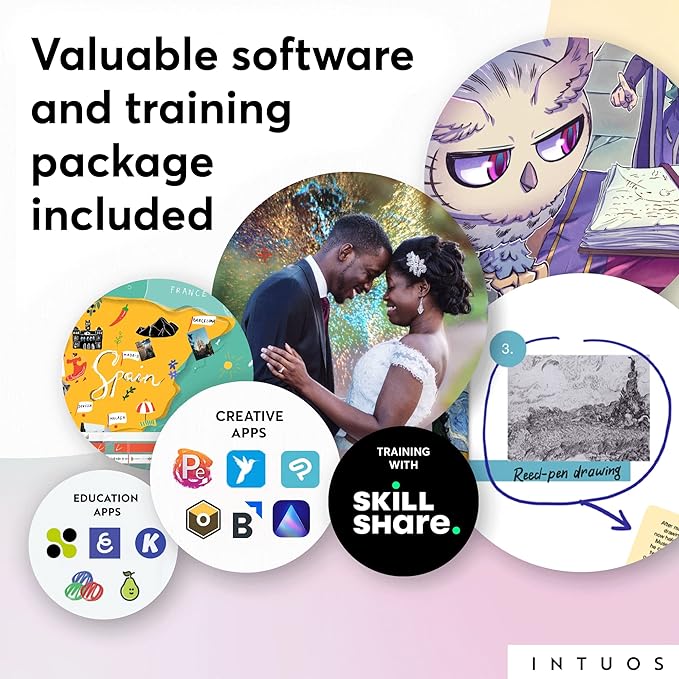 Wacom Intuos Small Graphics Drawing Tablet, includes Training & Software; 4 - Image 6