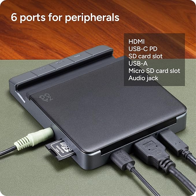 ZAGG 6-Port Media Hub – for iPad, Chromebook, Android & More – HDMI 4K 60Hz - Image 3