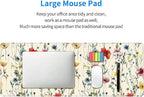 Wild Flowers Large Mouse Pad, Gaming Keyboard Desk Pad, Extended Mouse Mat - Image 8