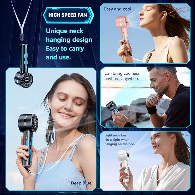2pcs Portable Handheld Turbo Fan - Image 7