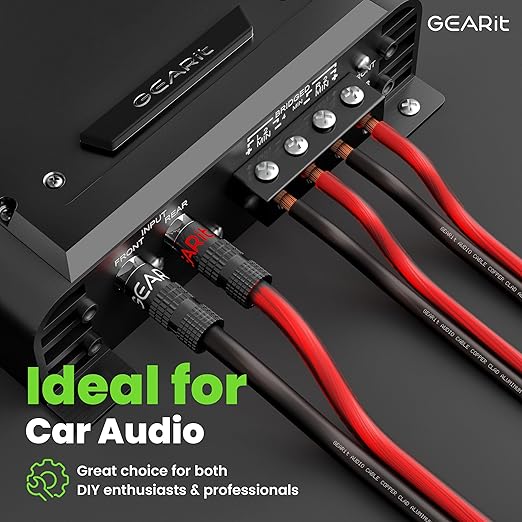 14 Gauge Car Speaker Wire, GearIT Pro Series Copper Clad Aluminum CCA 14 AWG - Image 4