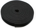 Reusable Fastening Tape Cable Ties 3/4 Inch Double Side Hook Roll by SAISN