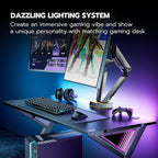 ARES WING RGB Dual Monitor Arm for 17-38" Ultrawide Screens, Holds 35.2lbs - Image 7