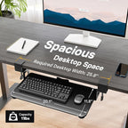 BONTEC KMT01-PJ Under Desk Keyboard Tray, Pull-Out Keyboard & Mouse Platform - Image 5