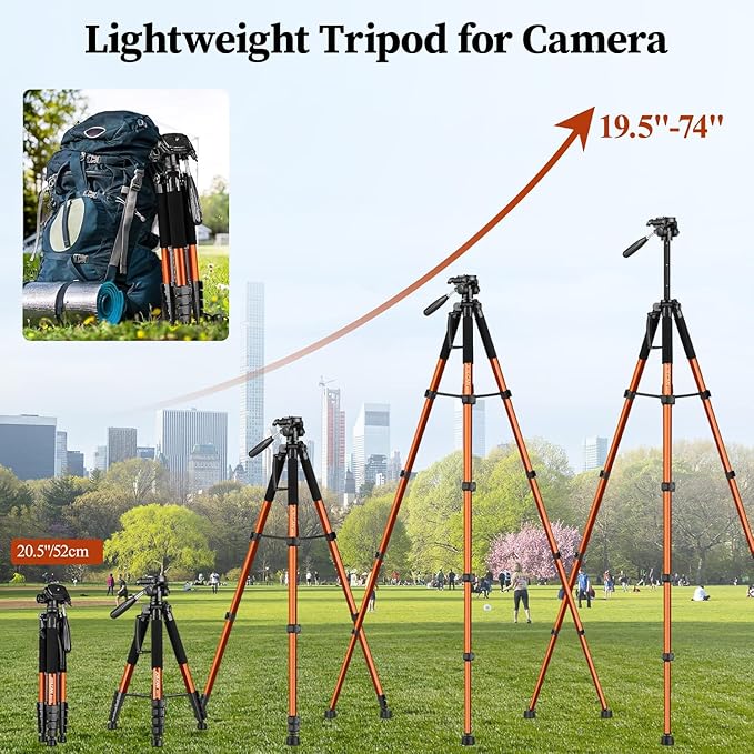 JOILCAN Tripod Camera Tripods, Heavy Duty Tall Cameras Tripod Stand, - Image 4