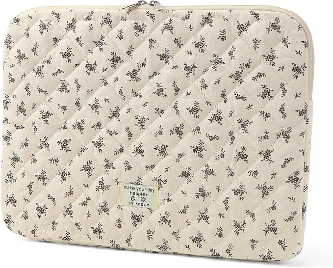 Puffy Laptop Sleeve 13-15.6 Inch Cute Quilted Laptop Protective Case Padded - Image 8