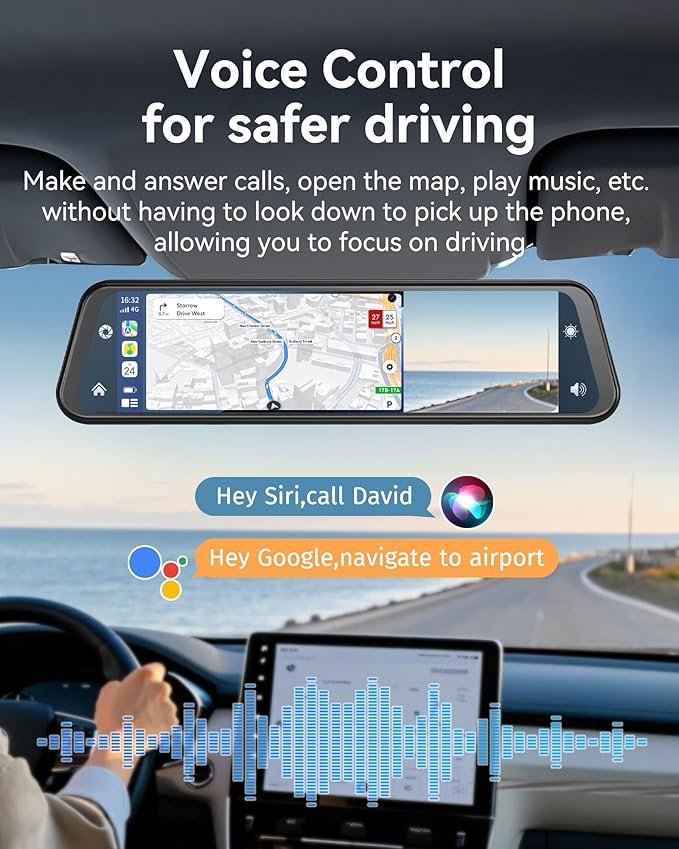 12'' Rearview Mirror Camera - Image 4