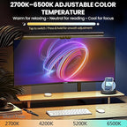 Monitor Light Bar 19.7", No-Glare Asymmetric Screen Lamp, Auto-Dimming USB - Image 6