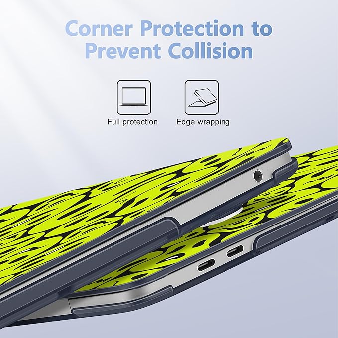 Case for MacBook Pro 13 inch with/Without Touch Bar, Hard Shell + Keyboard - Image 3