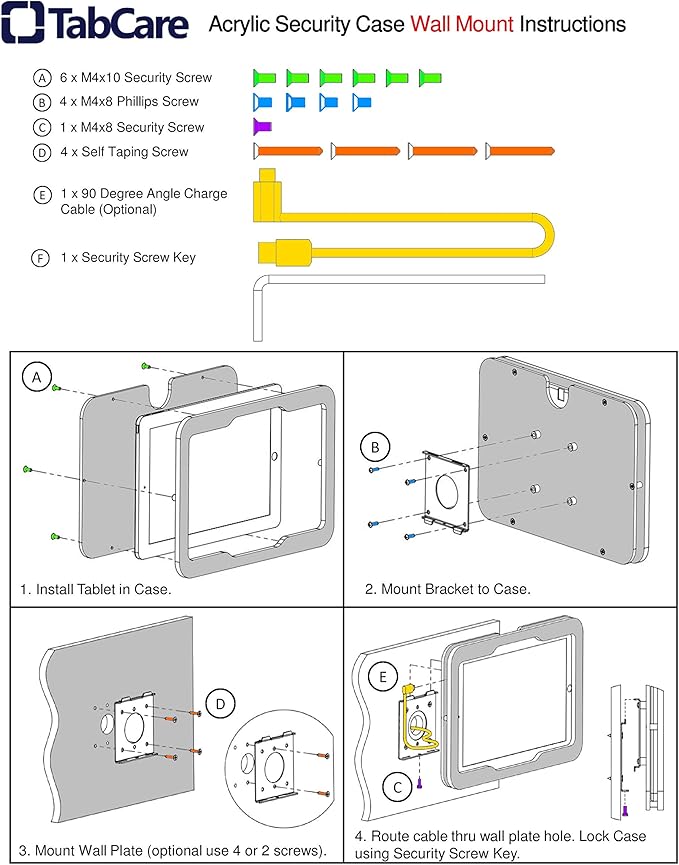 TABcare Anti-Theft Acrylic VESA Enclosure - Image 5