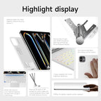 HOU iPad Pro 11 Inch Case with Keyboard, iPad Pro 11 Inch Keyboard Case - Image 4
