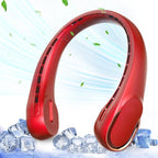 Portable Neck Fan, Bladeless Neck Fan, USB Rechargeable Personal Fan, 4000 mAh by ASNUG