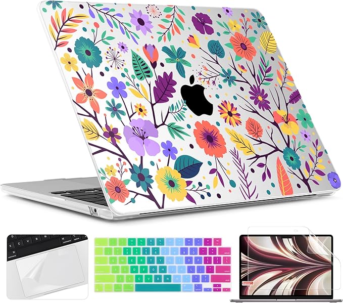 TWOLSKOO for M4 MacBook Air 13.6 inch Case 2025-2022 Release M4 A3240 M3 A3113 by TWOLSKOO
