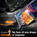 TOCOL for iPhone 15 Screen Protector 9H Hardness Military Grade Shatterproof HD - Image 4