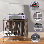 Record Player for Vinyl All-in-one Turntable - Image 5
