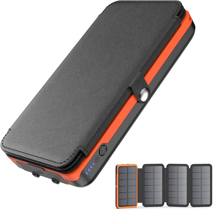 Hiluckey Solar Charger Power Bank 27000mAh by Hiluckey
