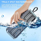 comiso Bluetooth Speaker, 5.3 Rugged Portable Speaker - Image 5