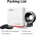 VILTROX EF-EOS M Mount Camera Adapter, Autofocus Lens Converter Ring, EF-M Lens - Image 7