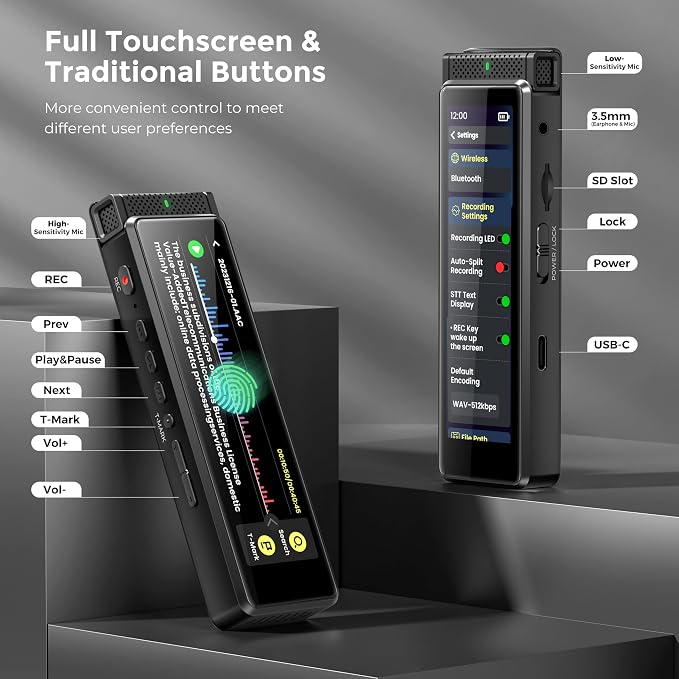 136GB Digital Voice Recorder - Image 5