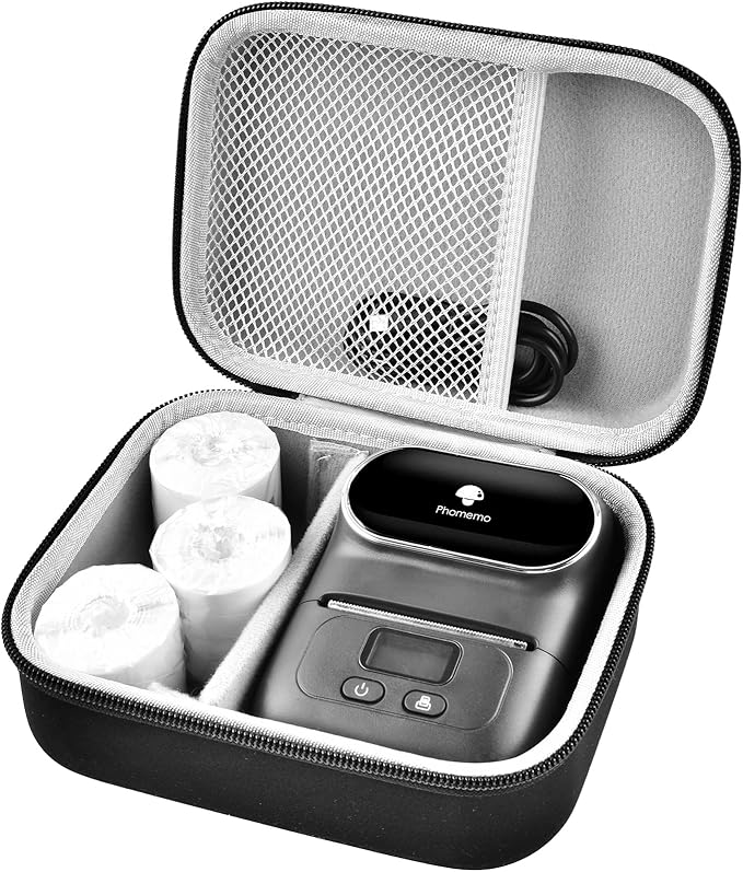 Case Compatible with Phomemo M110 Label Maker by BOOBOWL