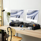 Simple Houseware Desk Dual Monitor Stand Riser - Image 5