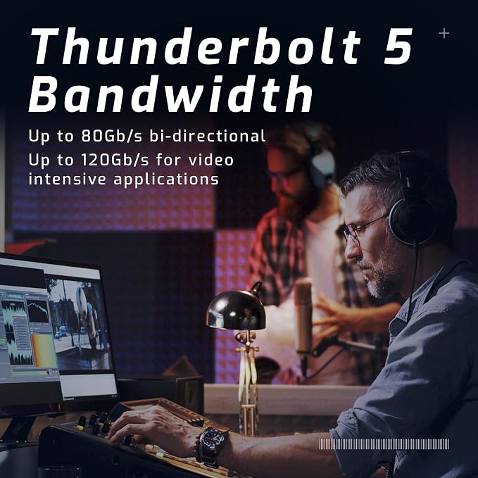 OWC 11-Port Thunderbolt 5 Docking Station, SD/Micro-SD Card Reader, Audio - Image 3