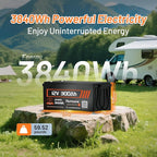 Bluetooth 12V 300Ah Battery LiFePO4 Lithium Built-in 100A BMS, 15000 Deep - Image 8