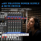 Audio Mixer 12 Channel Professional Mixer Console - Image 7