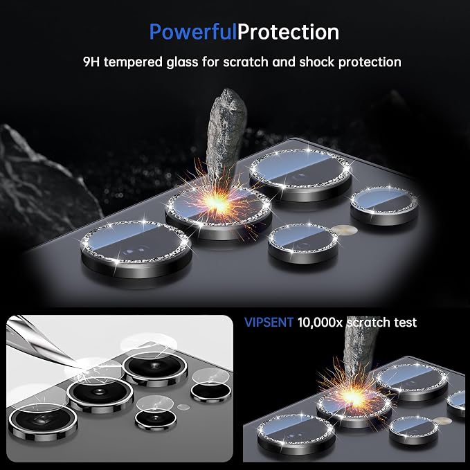 For Samsung Galaxy S23 Ultra Camera Lens Protector, Individual Lens Protector - Image 2