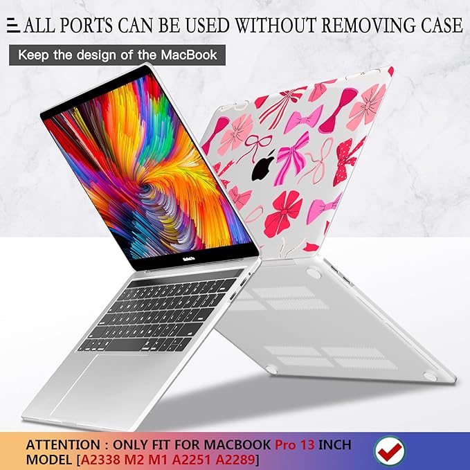 CISSOOK Compatible with MacBook Pro 13 inch 2025-2016 Release M2 M1 Chip A2338 - Image 5