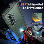 Oneagle Magnetic for Samsung Galaxy Z Fold 7 Case Built in Screen Protector - Image 5
