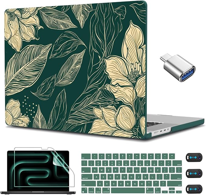 CISSOOK Compatible with MacBook Pro 14 inch 2024 2023 2022 2021 Release M4 M3 by CISSOOK
