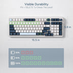 Redragon K686 PRO 98 Keys Wireless Gasket RGB Gaming Keyboard, 3-Mode Win/Mac - Image 7