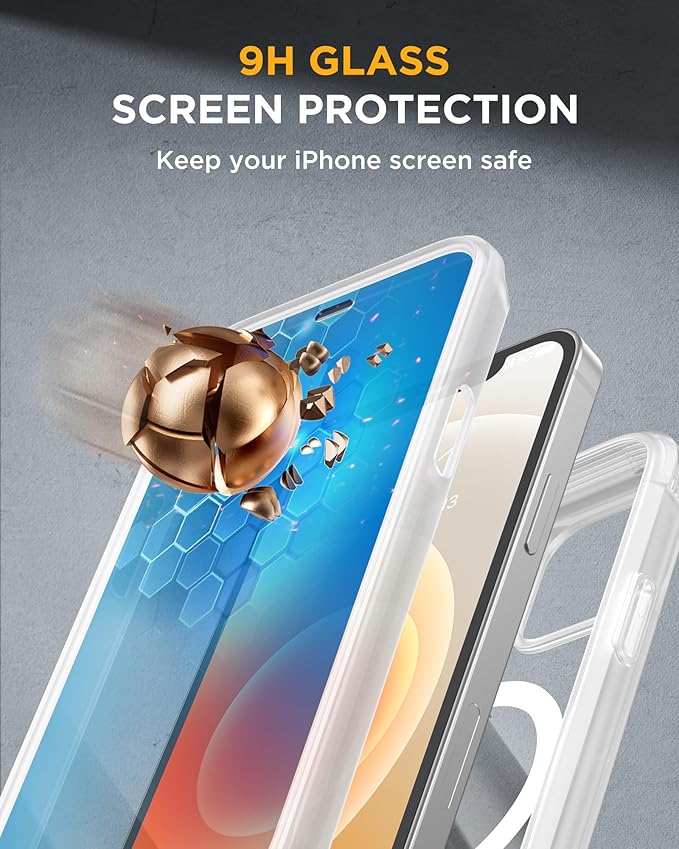 Miracase Magnetic for iPhone 12 mini Case, Drop & Scratch-Resistant, Shockproof - Image 4