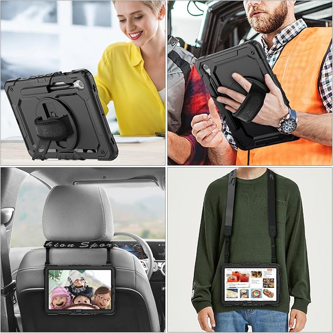 SEYMAC stock Case for Samsung Galaxy Tab S10 FE / S9 / S9 FE 5G Tablet Case - Image 5