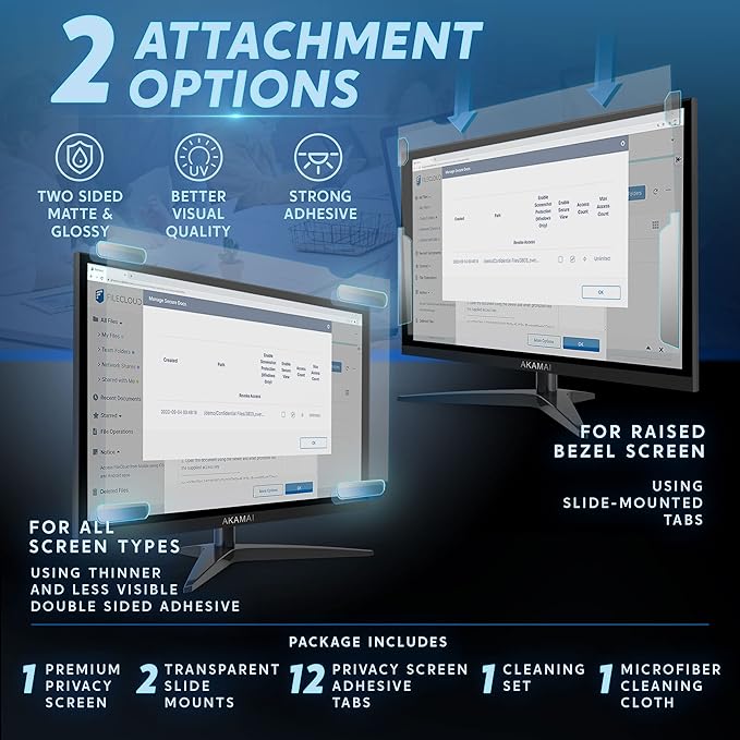 Akamai Office Products 23.8 inch Monitor Anti Glare Screen – Anti-Glare - Image 7