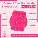 SUCKY Silicone Suction Phone Case Adhesive Octo Cup Buddy Mount - Image 5