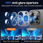 UniqueMe 3 Packs Compatible for iPhone 14 Pro Max/iPhone 14 Pro Camera Lens - Image 2