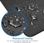 Sunset Beach Mouse Pad, Square Mousepad, Waterproof Mouse Mat Non-Slip Rubber - Image 3