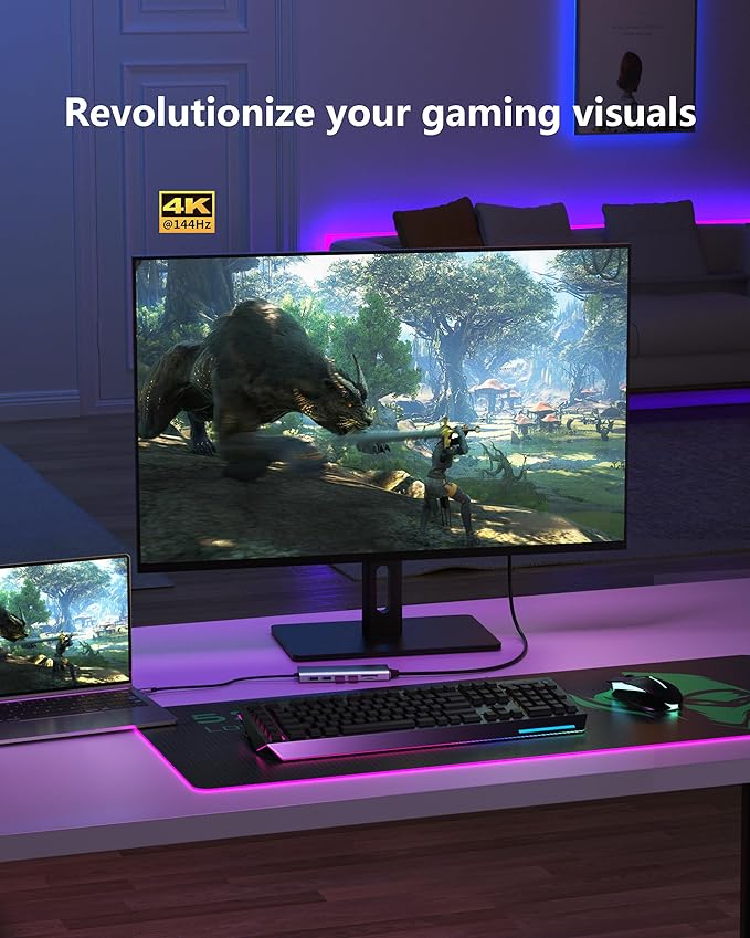 USB C Docking Station 3 Monitors 4K@60Hz, 14-in-1 Laptop Docking Station - Image 8