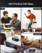 COLSUR Bluetooth Speaker with Wireless Charger, FM Radio, Dimmable LED Night - Image 8