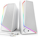 LENRUE Computer Speakers, USB/USB-C Powered PC Speakers by LENRUE