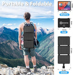 20W Portable Foldable ETFE Solar Panel Charger 5V USB-A*2 Lightweight IP67 - Image 5