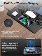 TopMade Mouse Pad with 15W Fast Wireless Charging, 31.5"x15.75" XXL Large - Image 2
