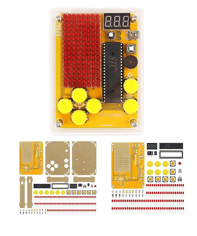 Soldering Practice Kit DIY 5 Retro Classic Games Plug-in Circuit Kit Learn by Yidab